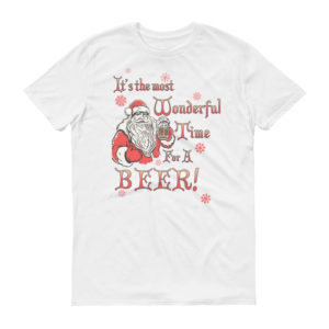 It's The Most Wonderful Time For A Beer - Christmas Shirt Design!